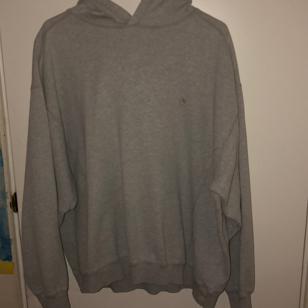 FILA Oversized Gray Hoodie